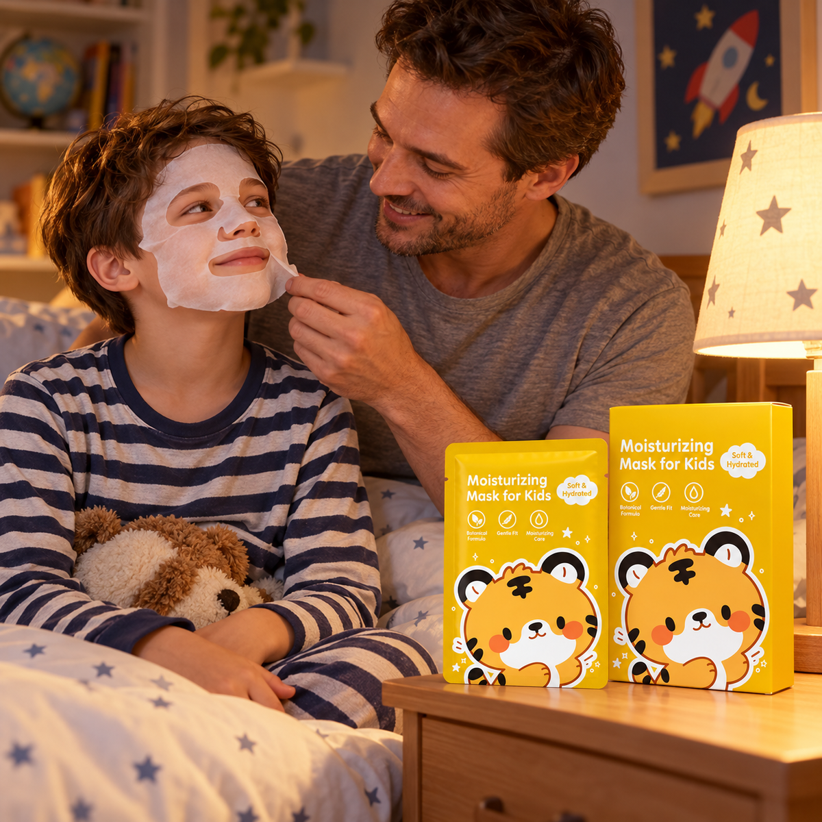 🌱 Kid-Friendly | Mild Hydrating Care | Children Moisturizing Mask