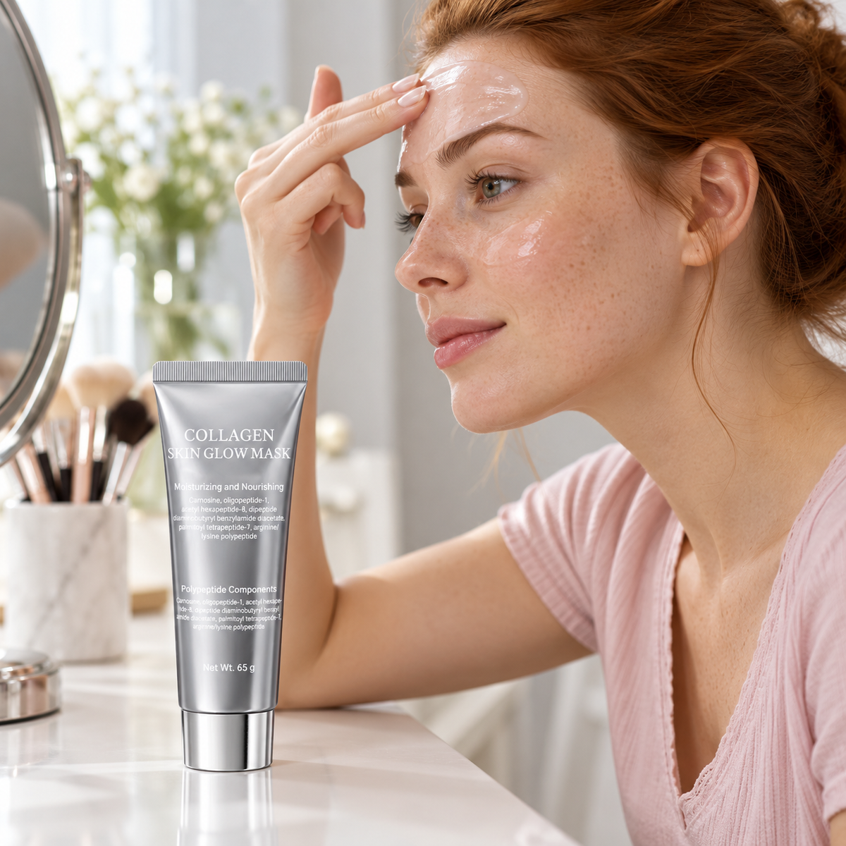 🌫️Luminous Finish | Multi-Peptide Complex | Collagen Glow Mask