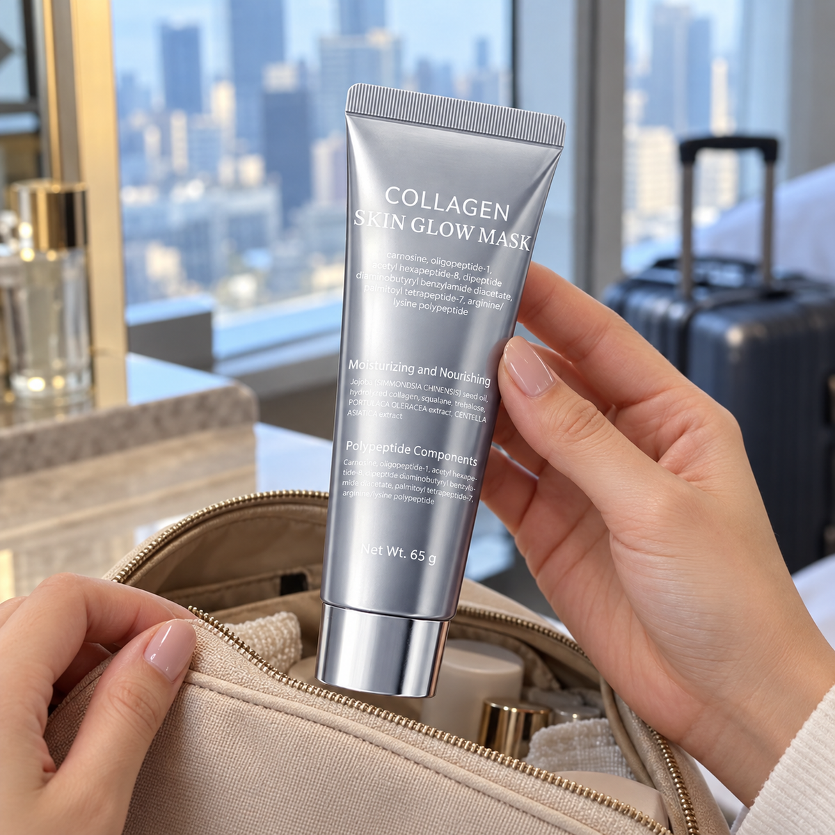 🌫️Luminous Finish | Multi-Peptide Complex | Collagen Glow Mask