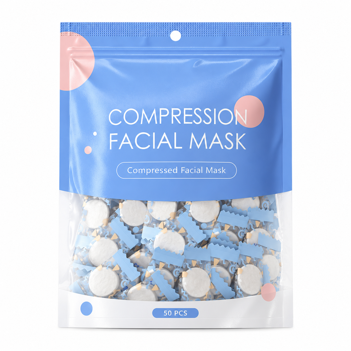 🧺Ultra Soft | Bulk Pack Cotton | Compression Facial Mask