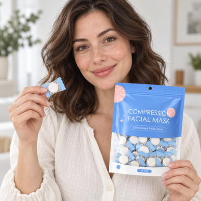 🧺Ultra Soft | Bulk Pack Cotton | Compression Facial Mask