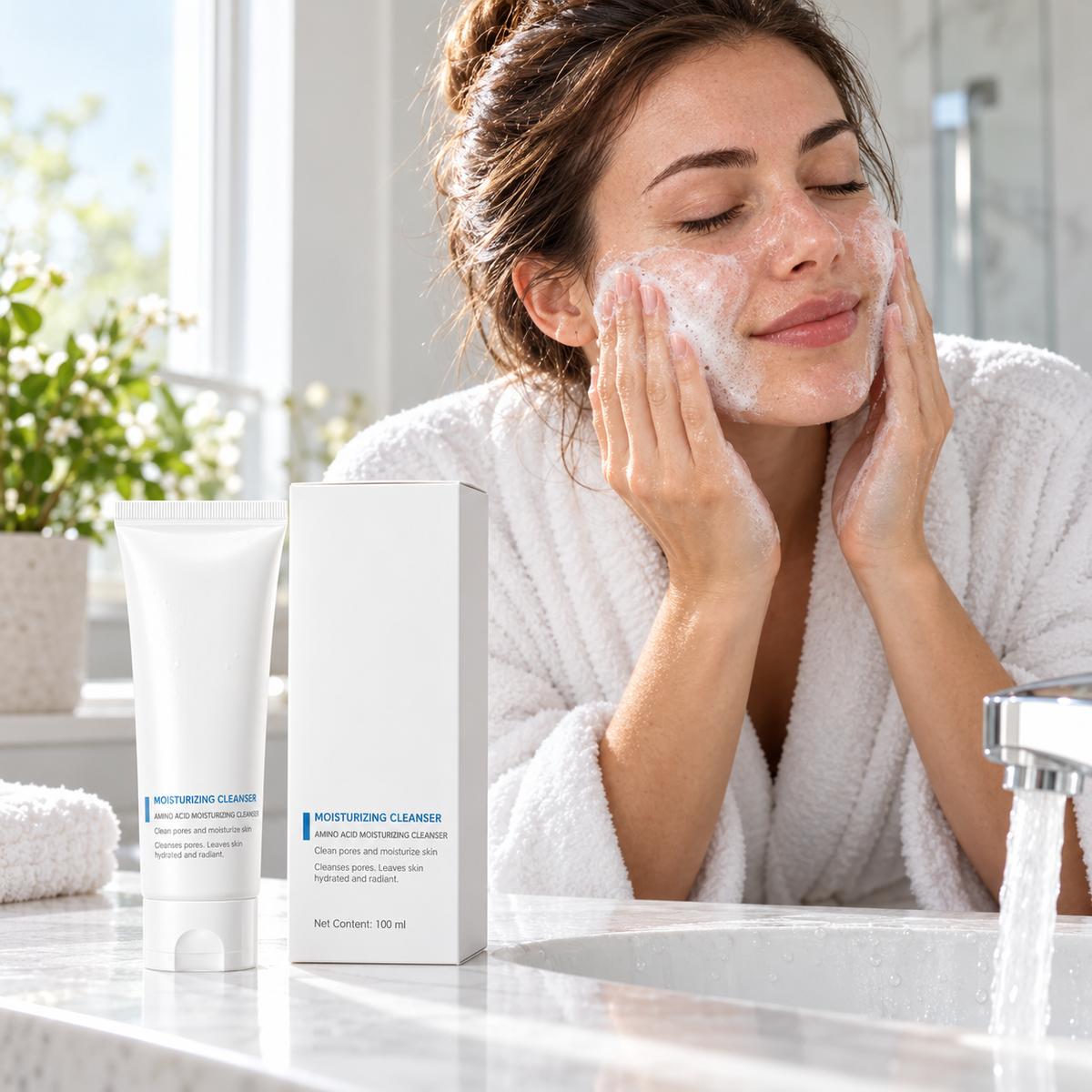🫧 Gentle Cleanse | Amino Acid Formula | Moisturizing Facial Cleanser