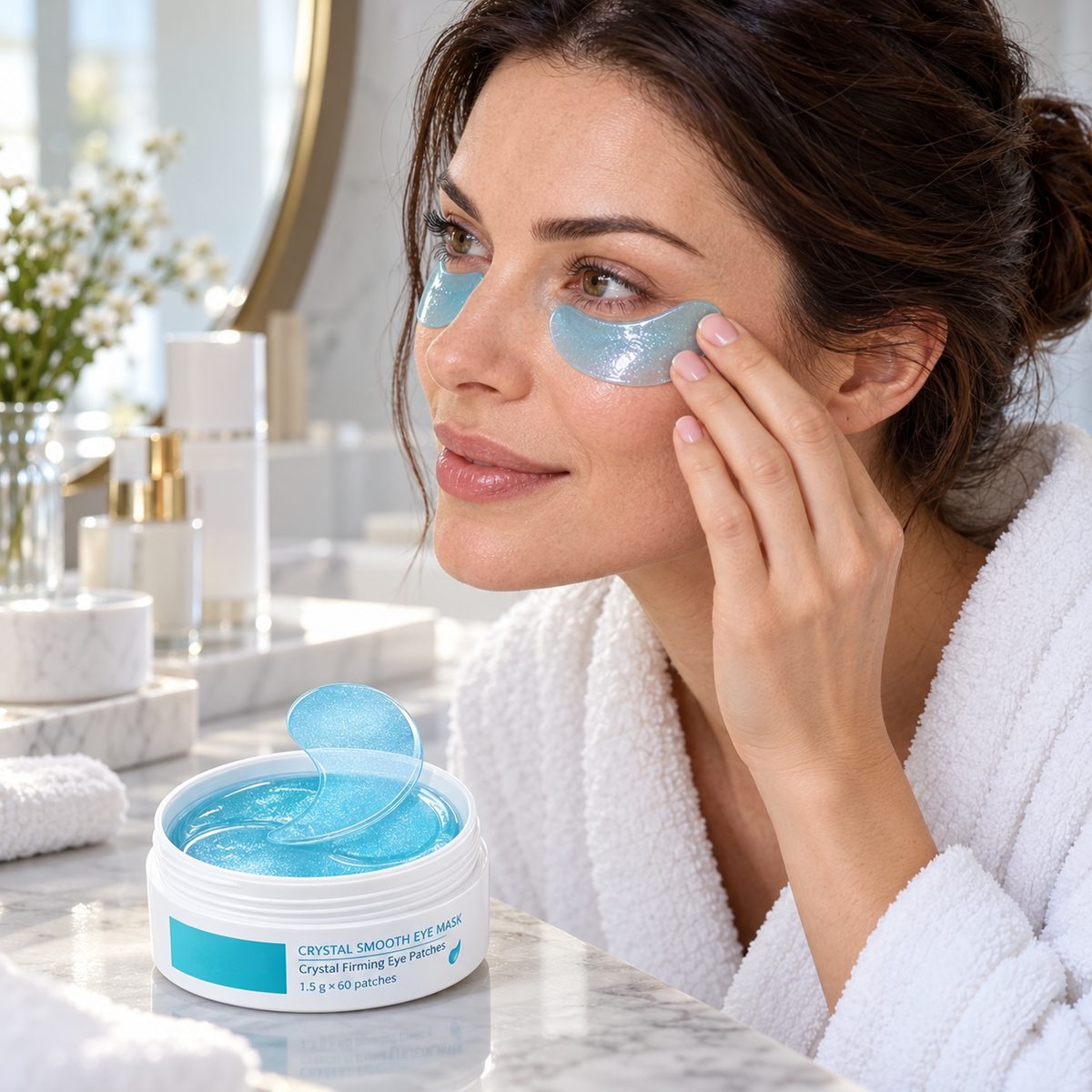 💎 Crystal Smooth | Cooling Firming Care | Crystal Eye Mask