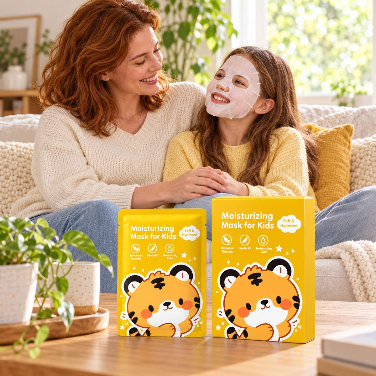 🌱 Kid-Friendly | Mild Hydrating Care | Children Moisturizing Mask