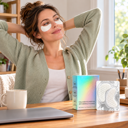 🌌 Wrinkle-Smoothing | Collagen Peptide Care | Anti-Wrinkle Eye Mask