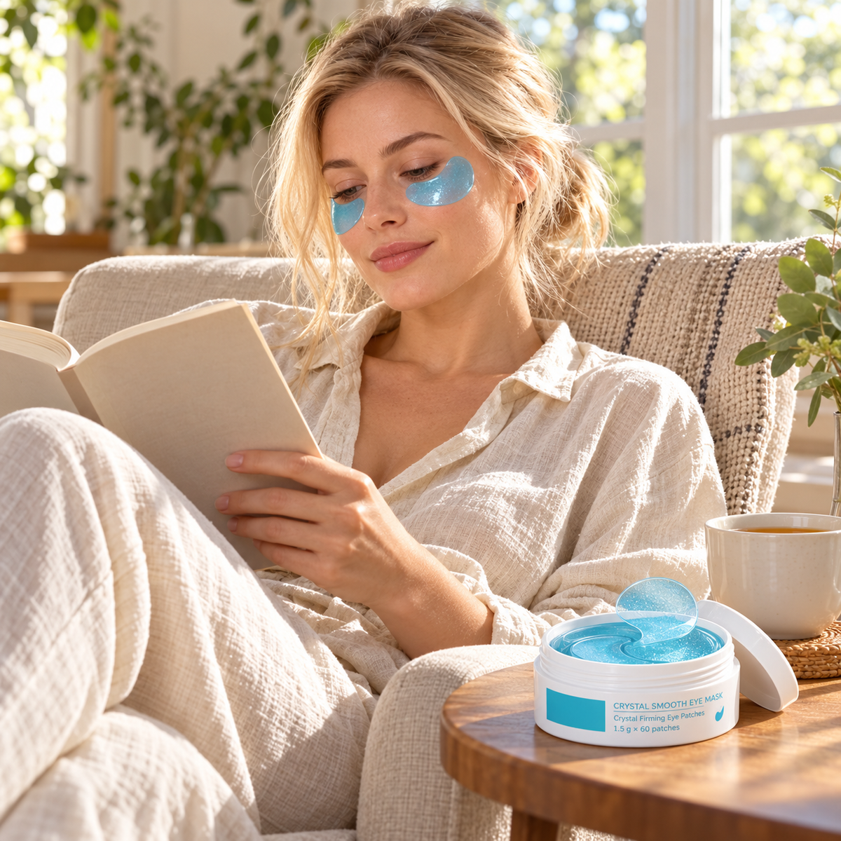 💎 Crystal Smooth | Cooling Firming Care | Crystal Eye Mask