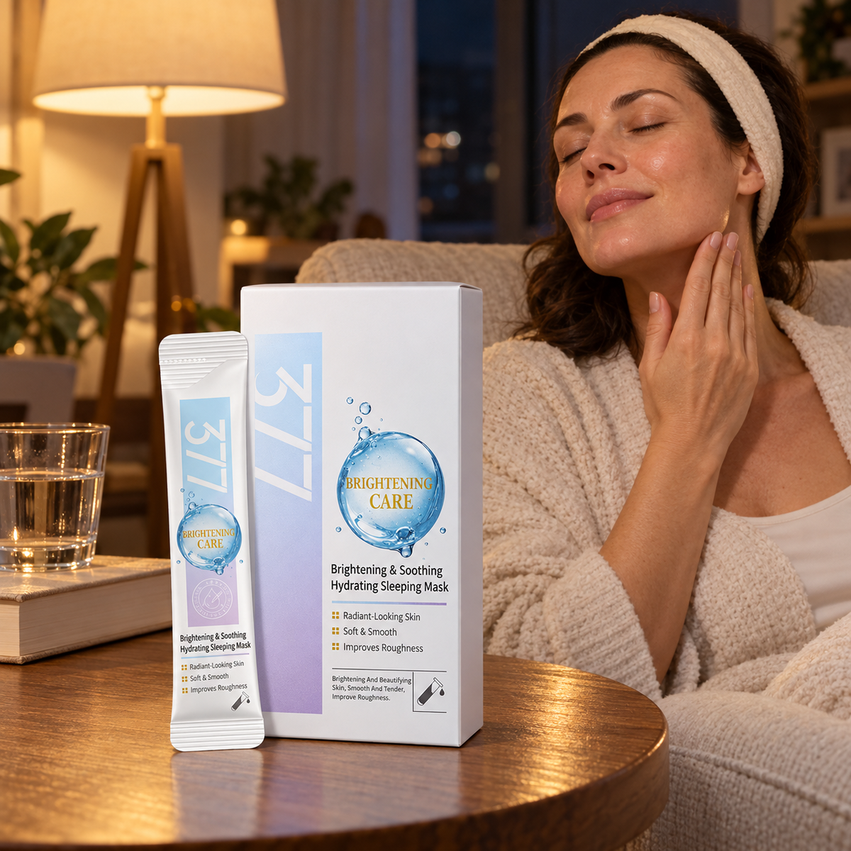 💧Nighttime Rescue | Gentle Brightening | Hydrating Sleep Mask