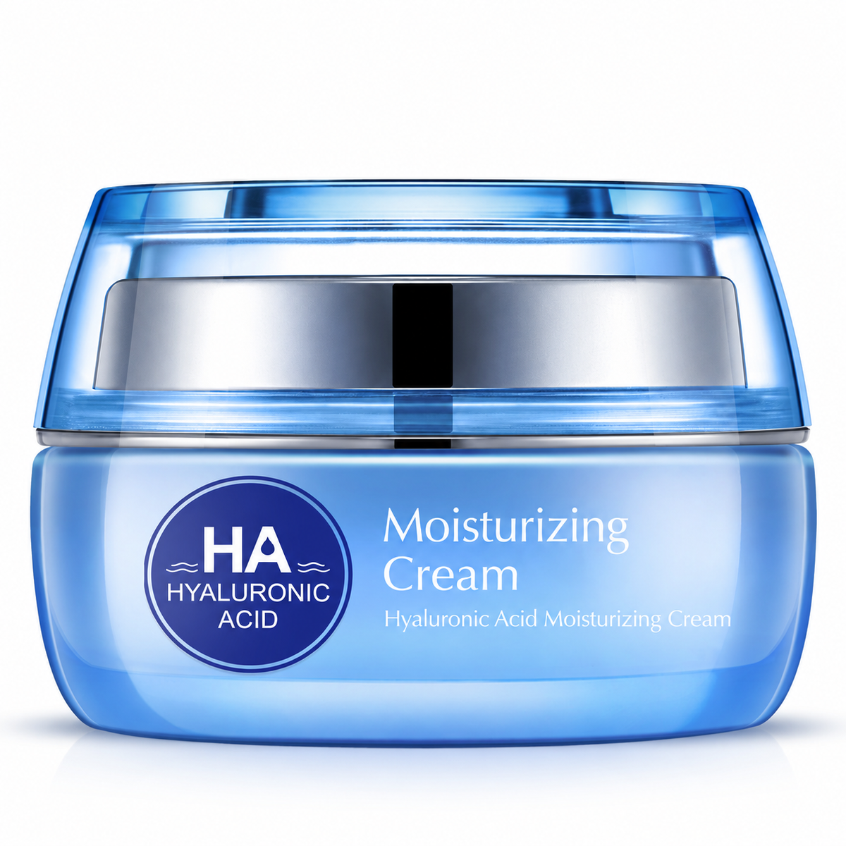 🌊 Face Moisturizer | Hyaluronic Acid | Daily Skincare | Blue Jar