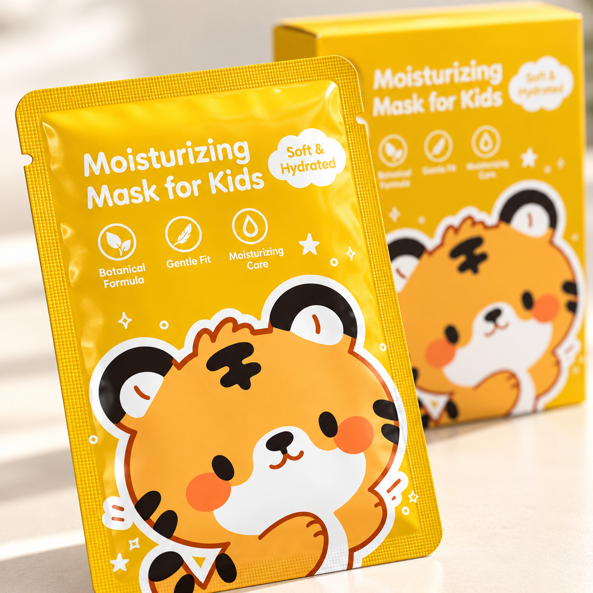 🌱 Kid-Friendly | Mild Hydrating Care | Children Moisturizing Mask